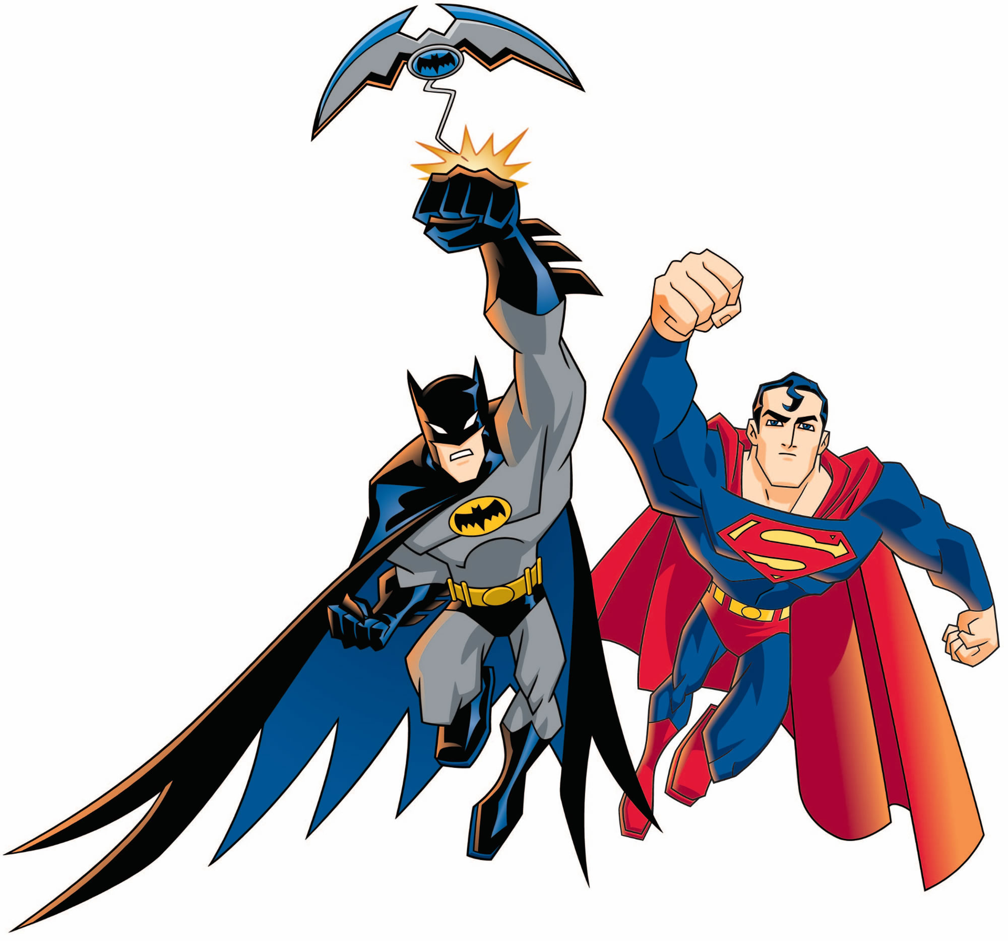 Бэтмен и Супермен картинка для детей