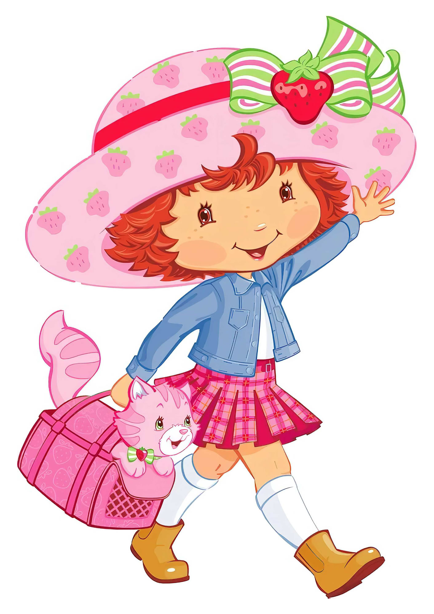 Девочка в шляпе картинка для детей