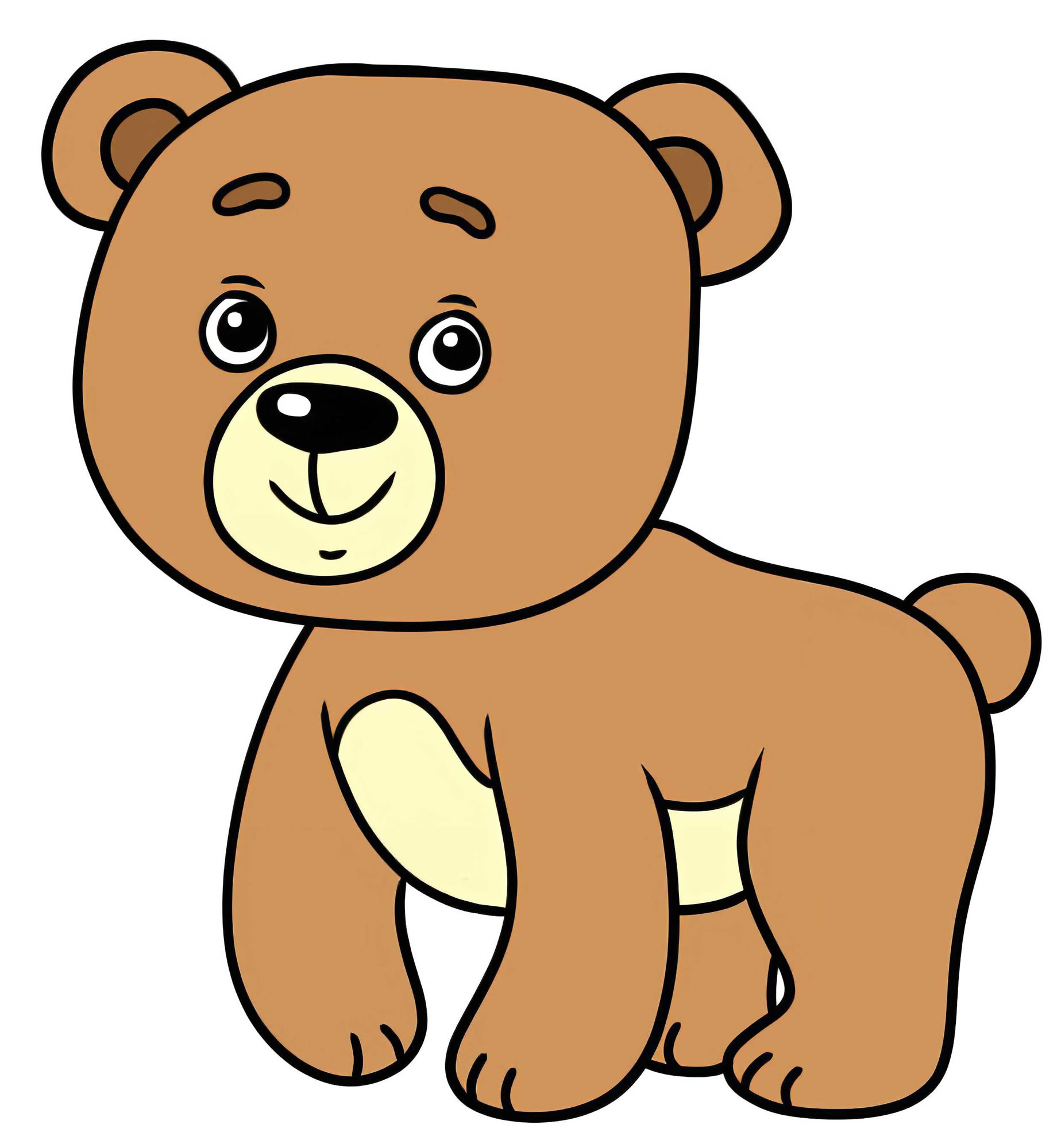 Медвежонок картинка для детей