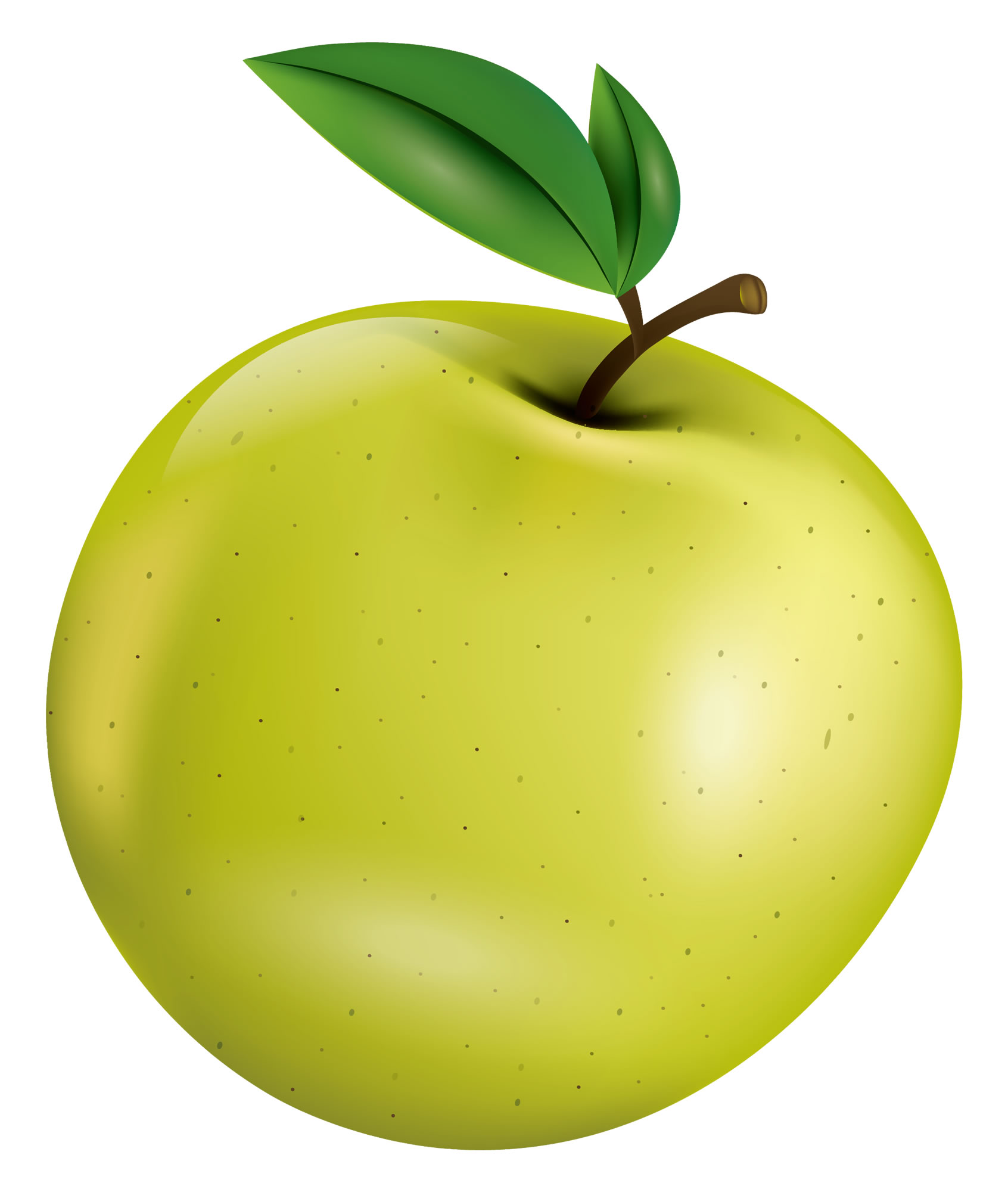 Жёлтое яблоко картинка для детей