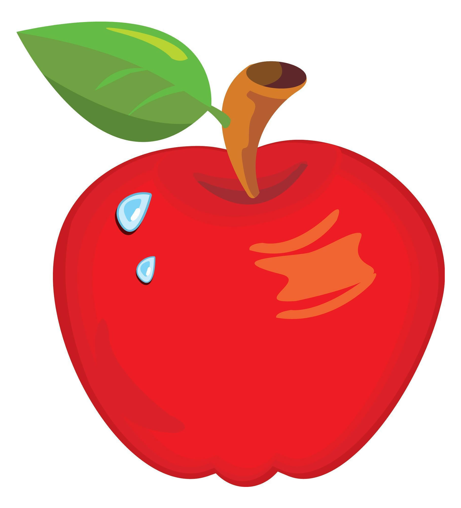 Рисунок яблоко для детей 57 фото